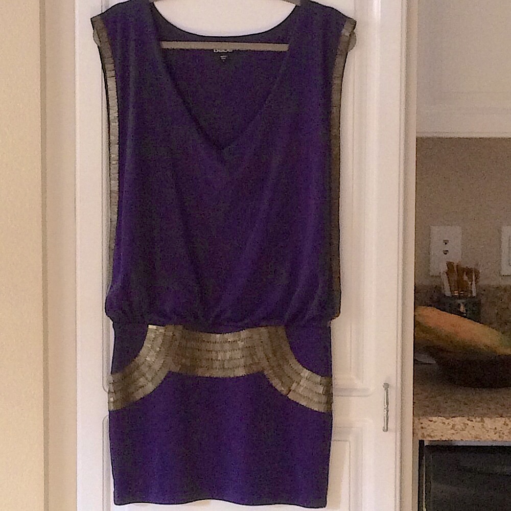 Bebe purple dress